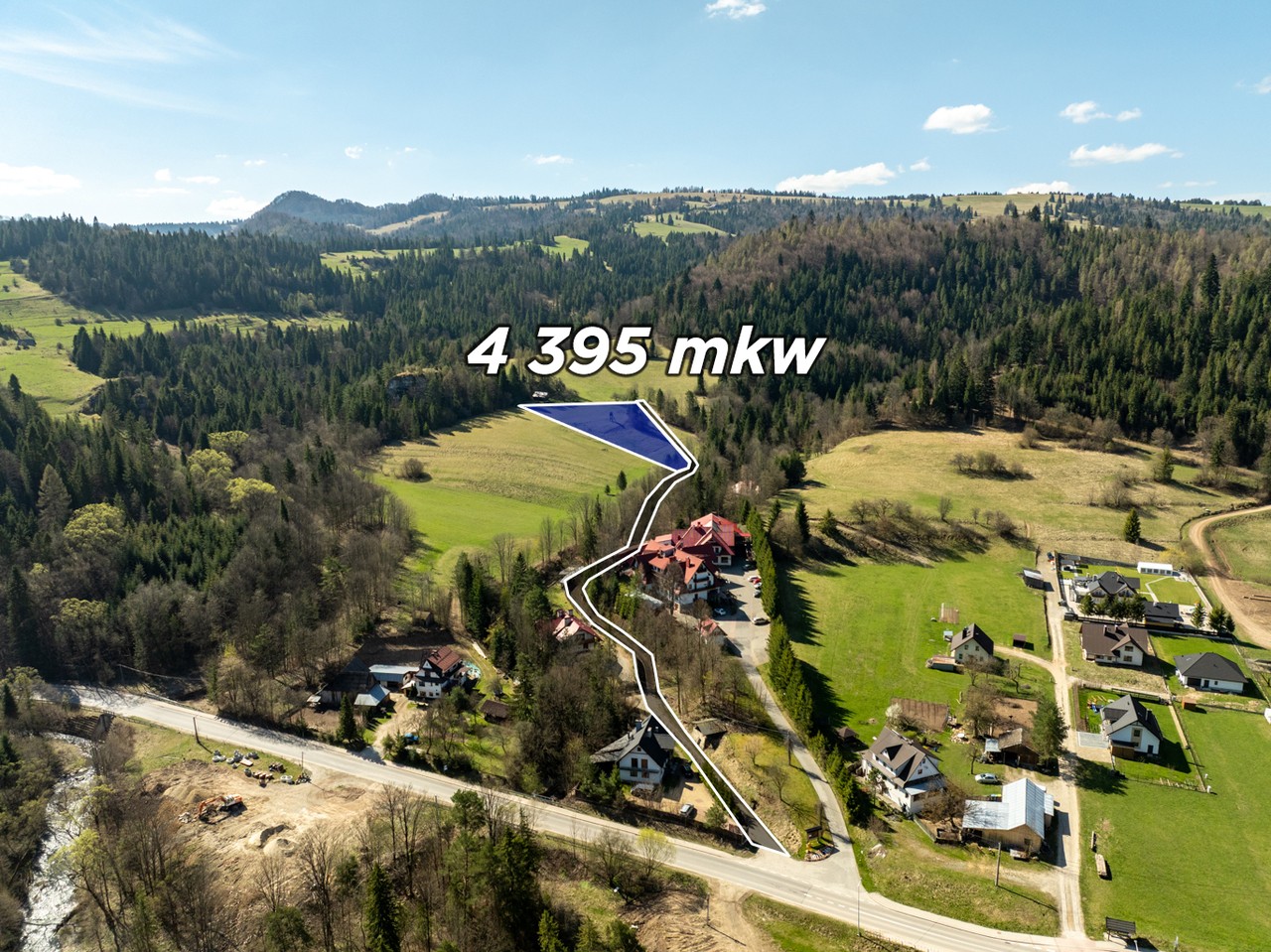 Działka widokowa | Szlachtowa | ok. 4395 m²