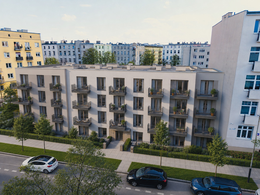 Działka z MPZP, Łódź Polesie 910m2 | al. 1 maja 46
