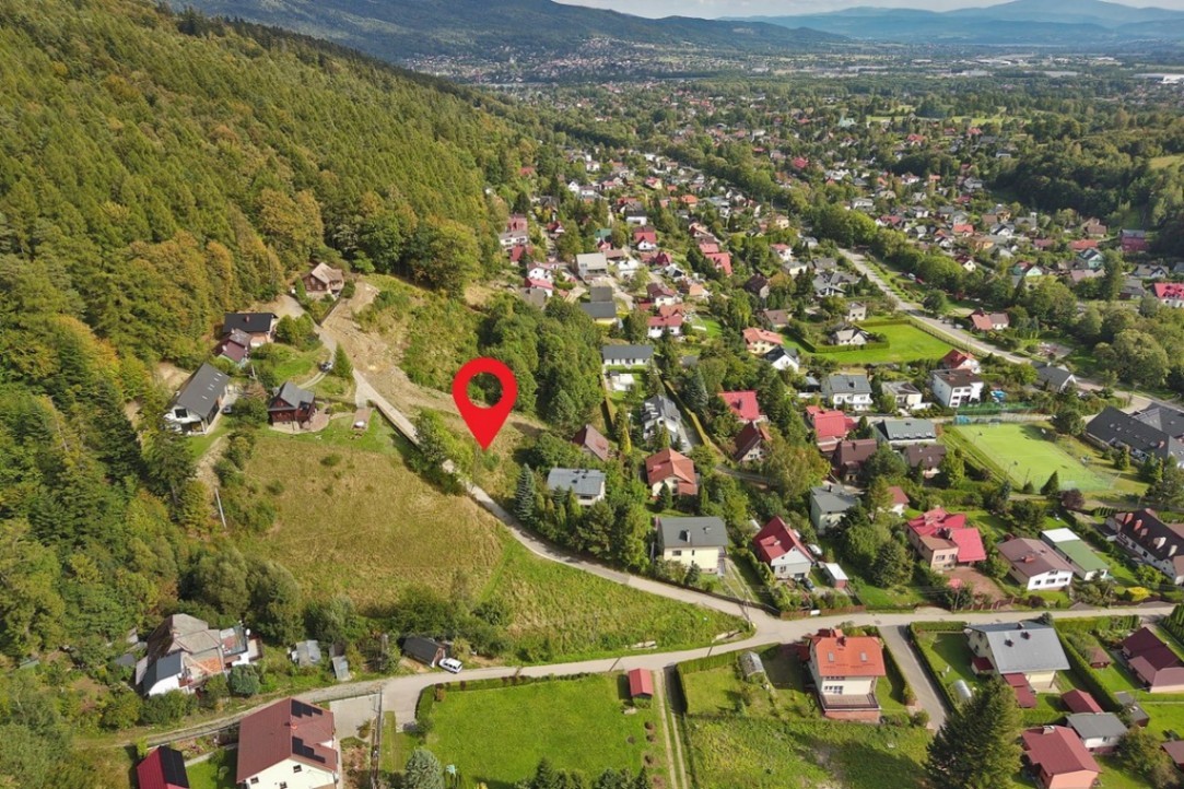 Działka budowlana 1 127 m², Bystra