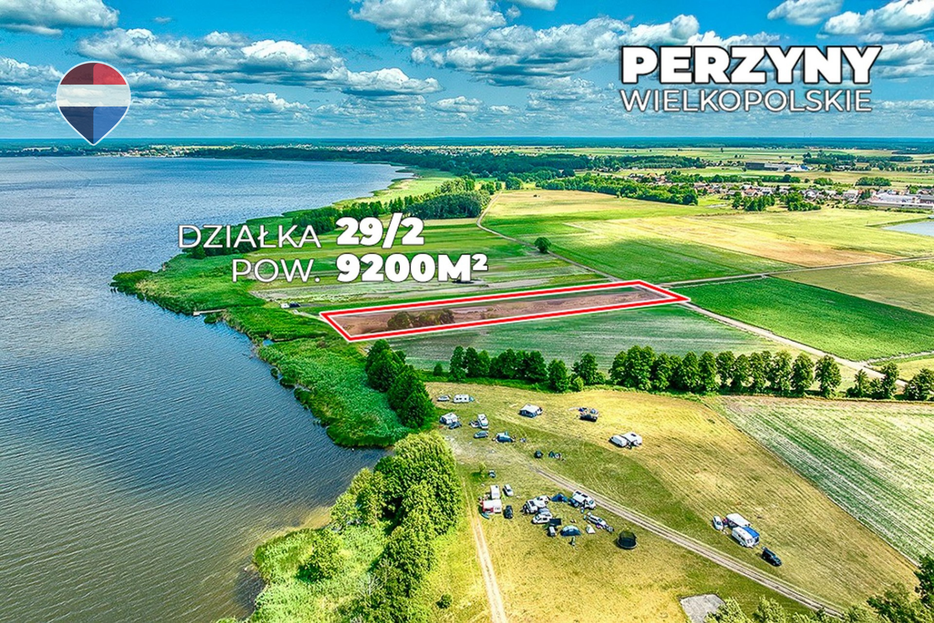 Działka inwestycyjna nad Jeziorem Zbąszyńskim!