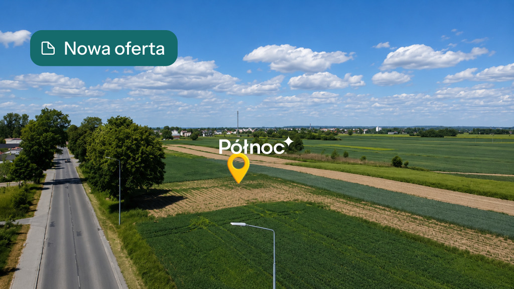 Działka budowlana i inwestycyjna 1 813 m², Bełżyce
