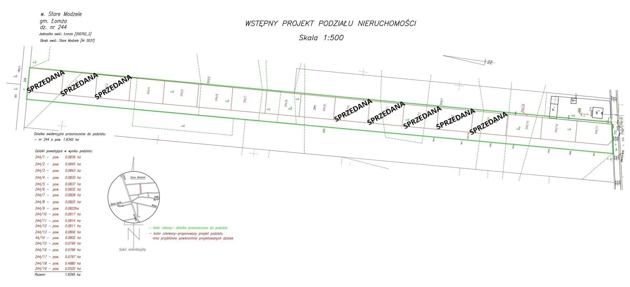 Działki budowlane w atrakcyjnej cenie blisko Łomży