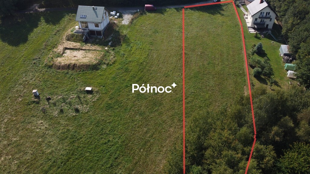 Działka budowlana 2 300 m², Jasień