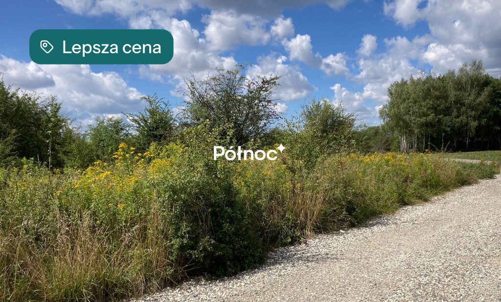 Działka inwestycyjna 2 166 m², Cikowice