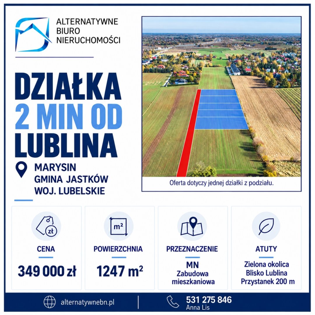 Zamieszkaj 2 min od Lublina - Marysin