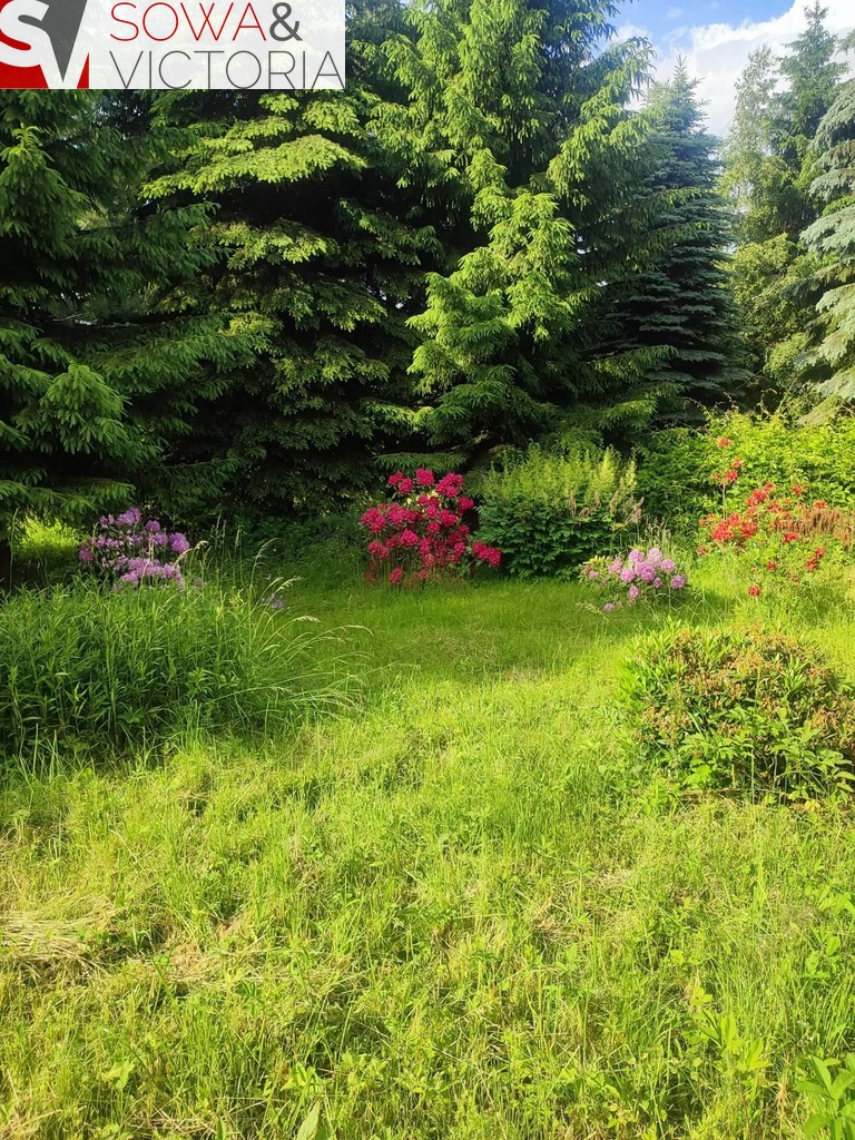 Urocza działka w górach z pieknym ogrodem