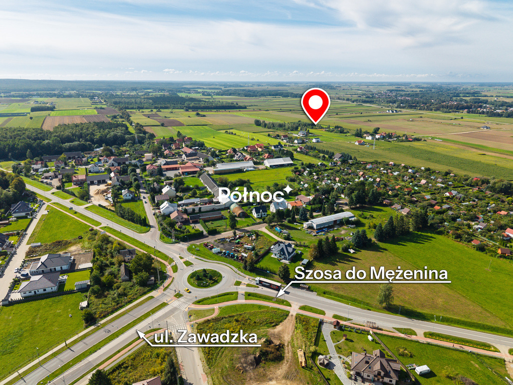 TEREN INWESTYCYJNY-OSIEDLE 8 DOMÓW JEDNORODZINNYCH