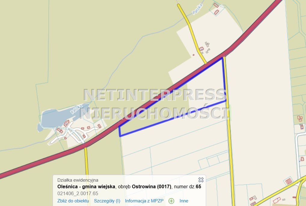 Sprzedaż działki w Ostrwinie - 47100 m2