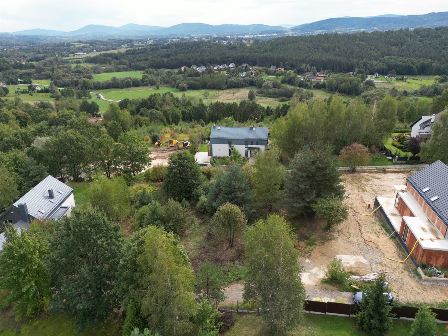 Działka budowlana 2383 m² – Głogoczów