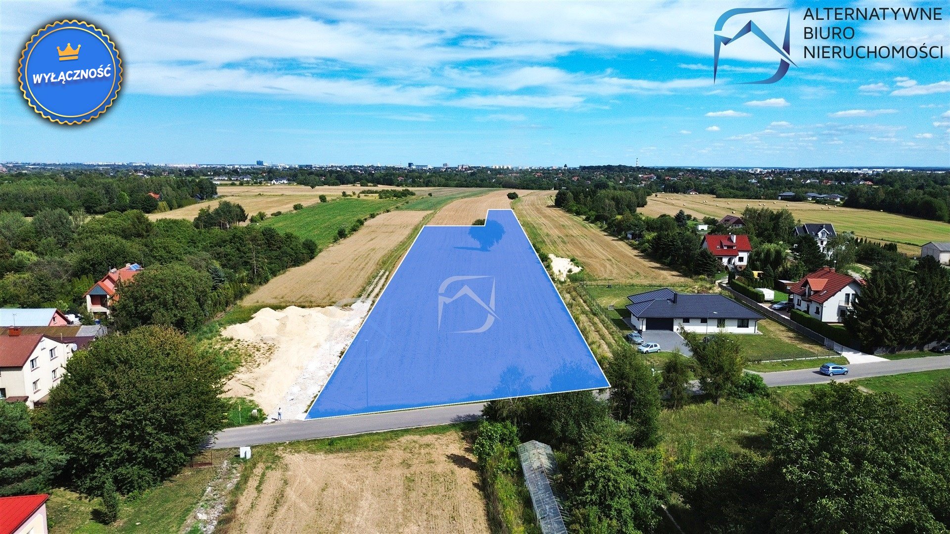 Działka budowlana i rolna 1,05 ha, Konopnica