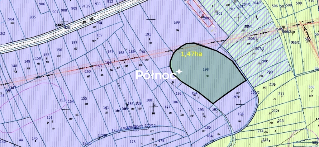 Działka inwestycyjna 1,47 ha, Cikowice