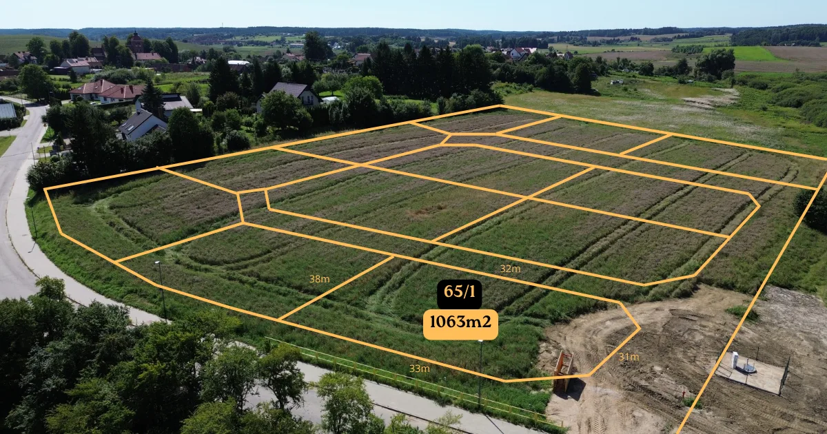 Działka 1 063 m², Bartąg