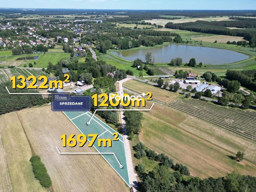 Działka budowlana 1 200 m², Janów Podlaski