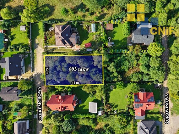 Działka budowlana 893 m², Częstochowa, Dźbów