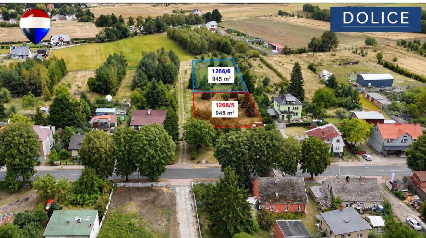 Działka budowlana, Dolice, powiat stargardzki -945 m2, 195 999 PLN