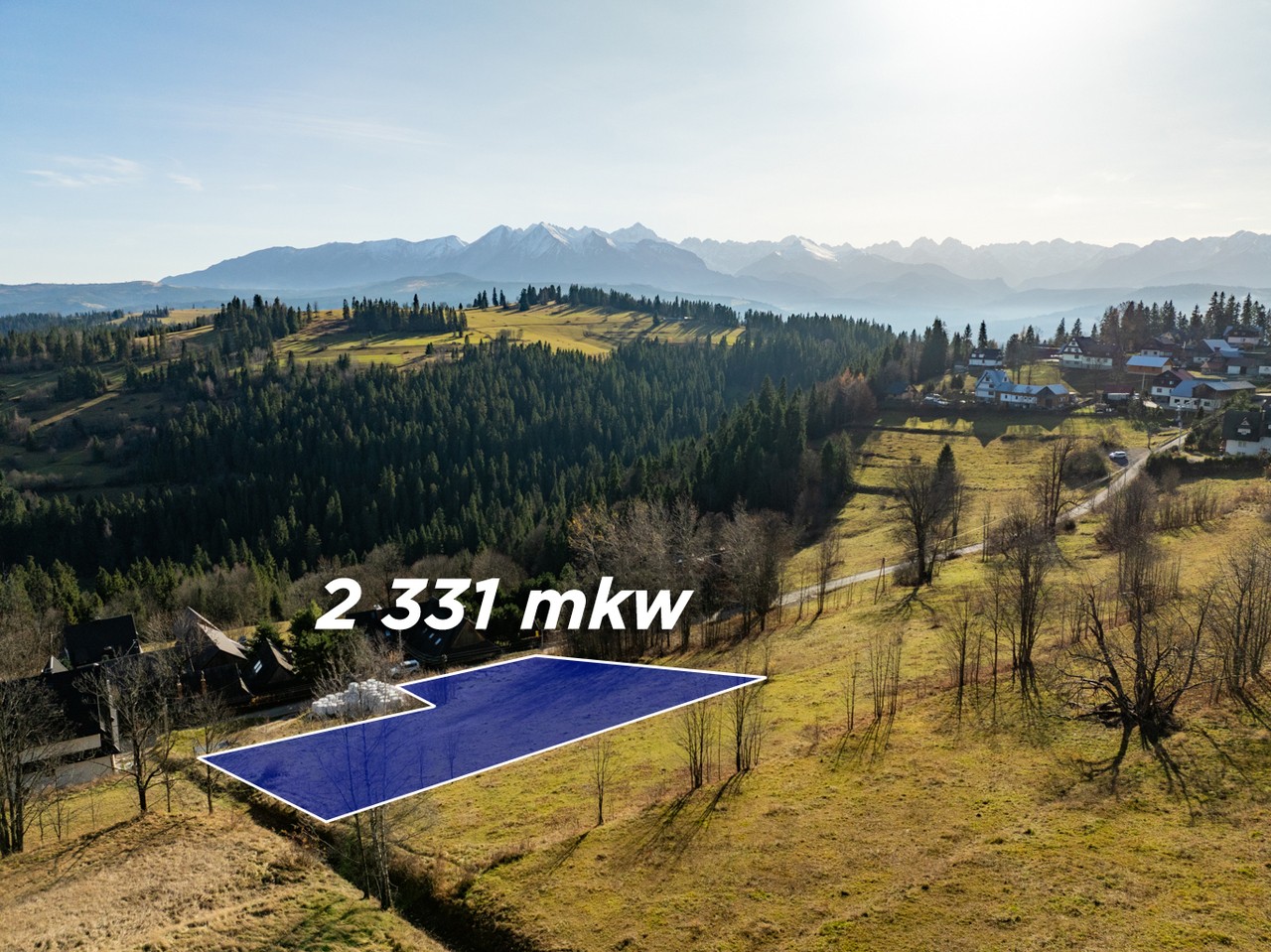Działka budowlana 2 331 m², Rzepiska