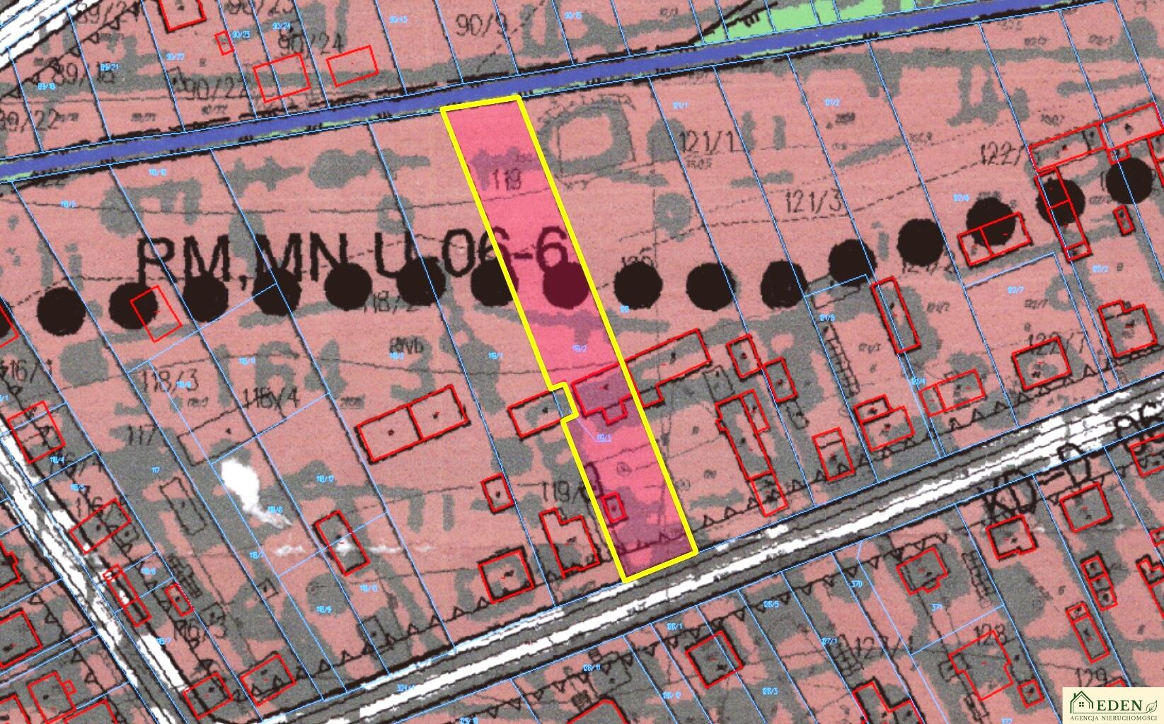 Działka budowlana 2 265 m², Gołaszyn