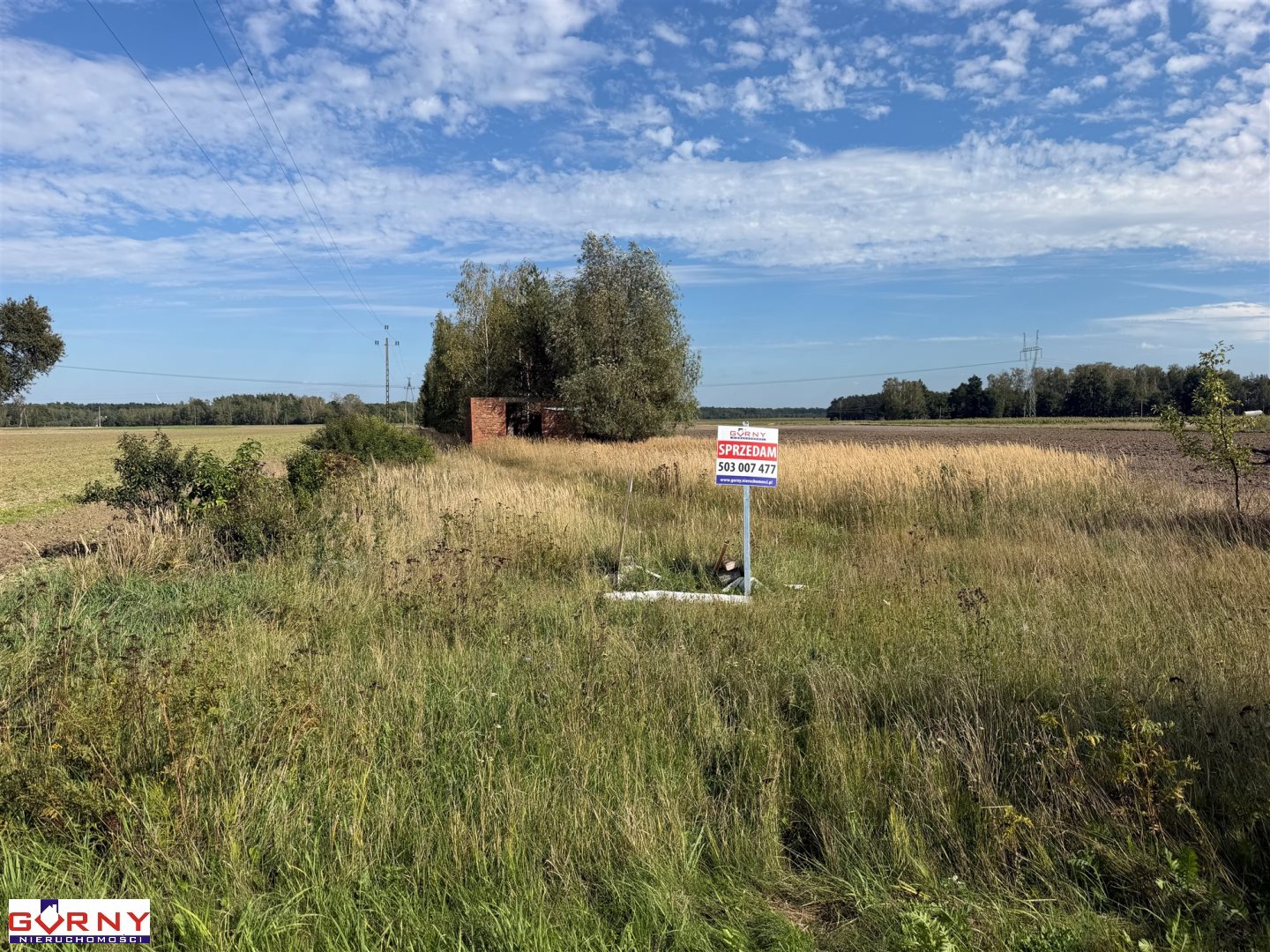 Działka budowlana 8 861 m², Karlin