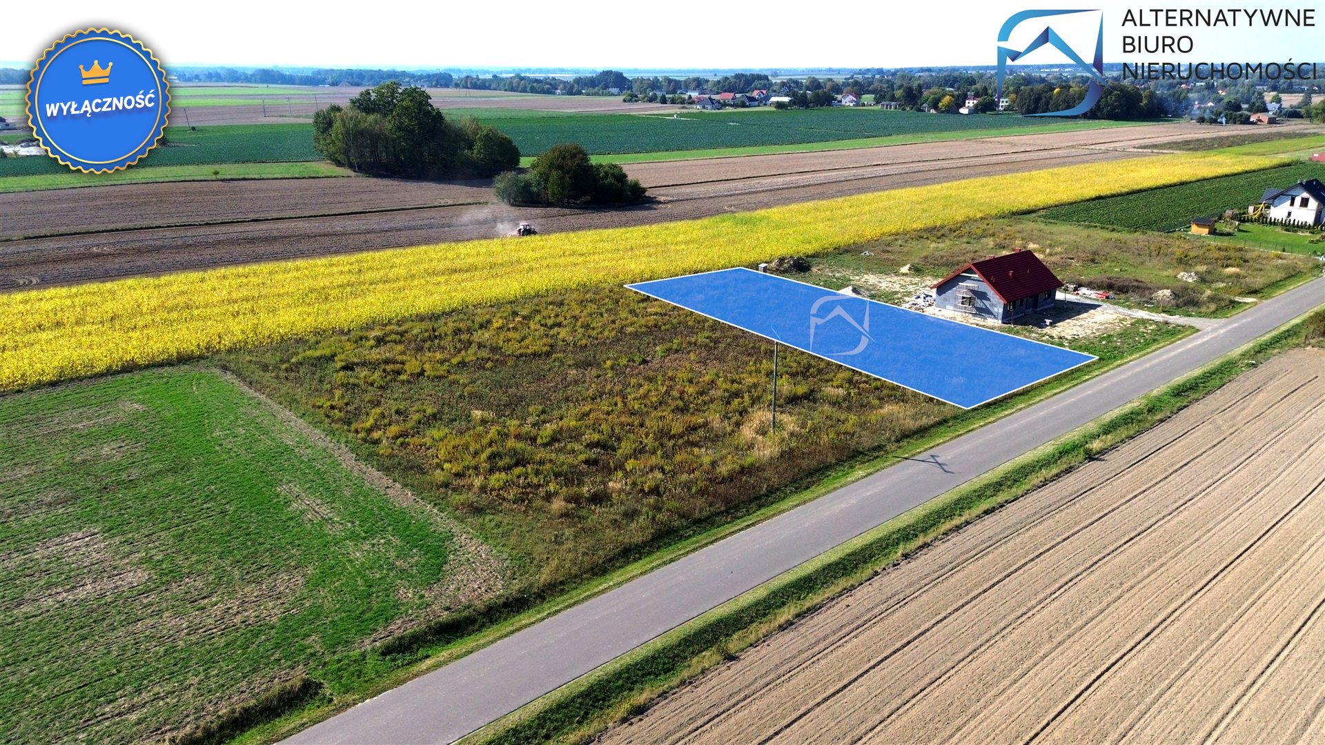 Działka budowlana 1 626 m², Radawczyk Drugi