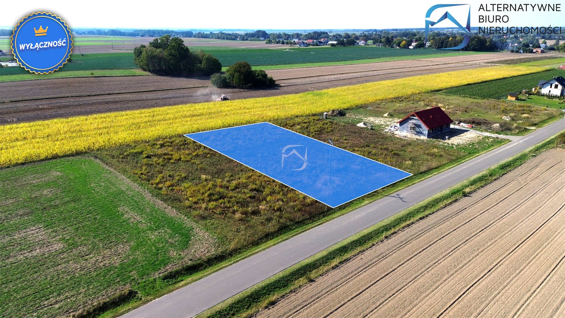 Działka budowlana 1 612 m², Radawczyk Drugi