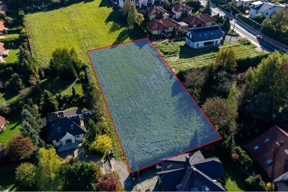 Działka budowlana 2 055 m², Bielsko-Biała