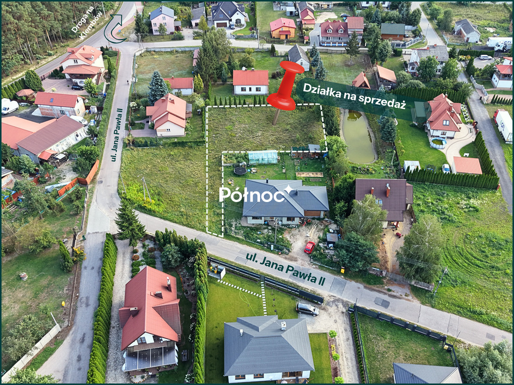 Działka budowlana 1 212 m², Sitki