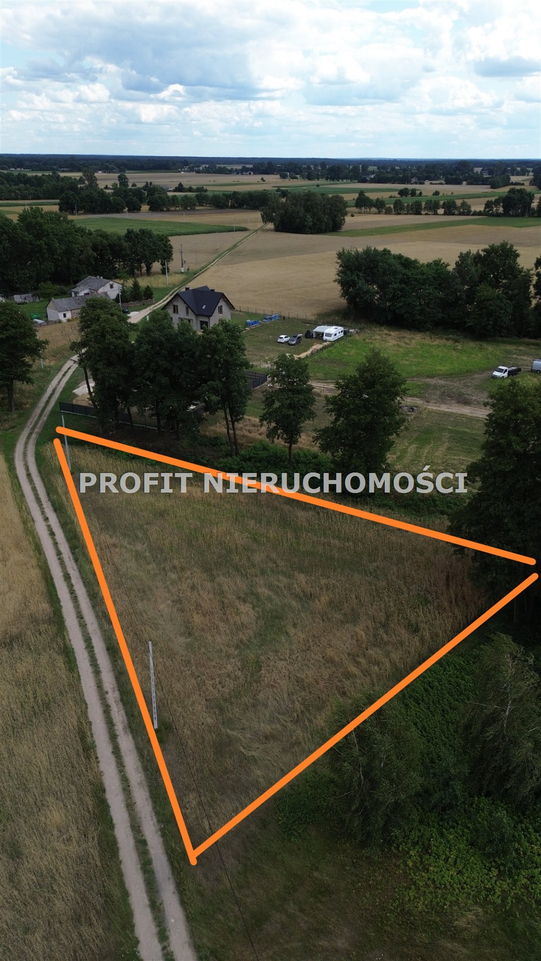 Działka budowlana 1 879 m², Adamów, Szczyty