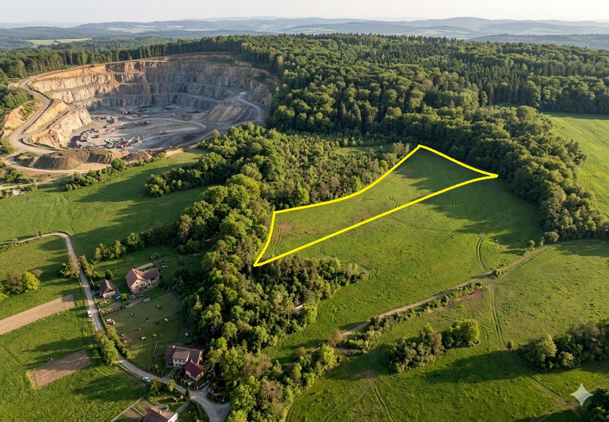 Rolna działka w Lesznej Górnej
