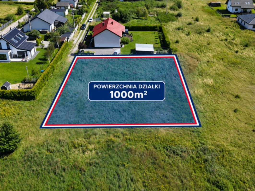 Działka budowlana 1000 m² | 5 km od morza