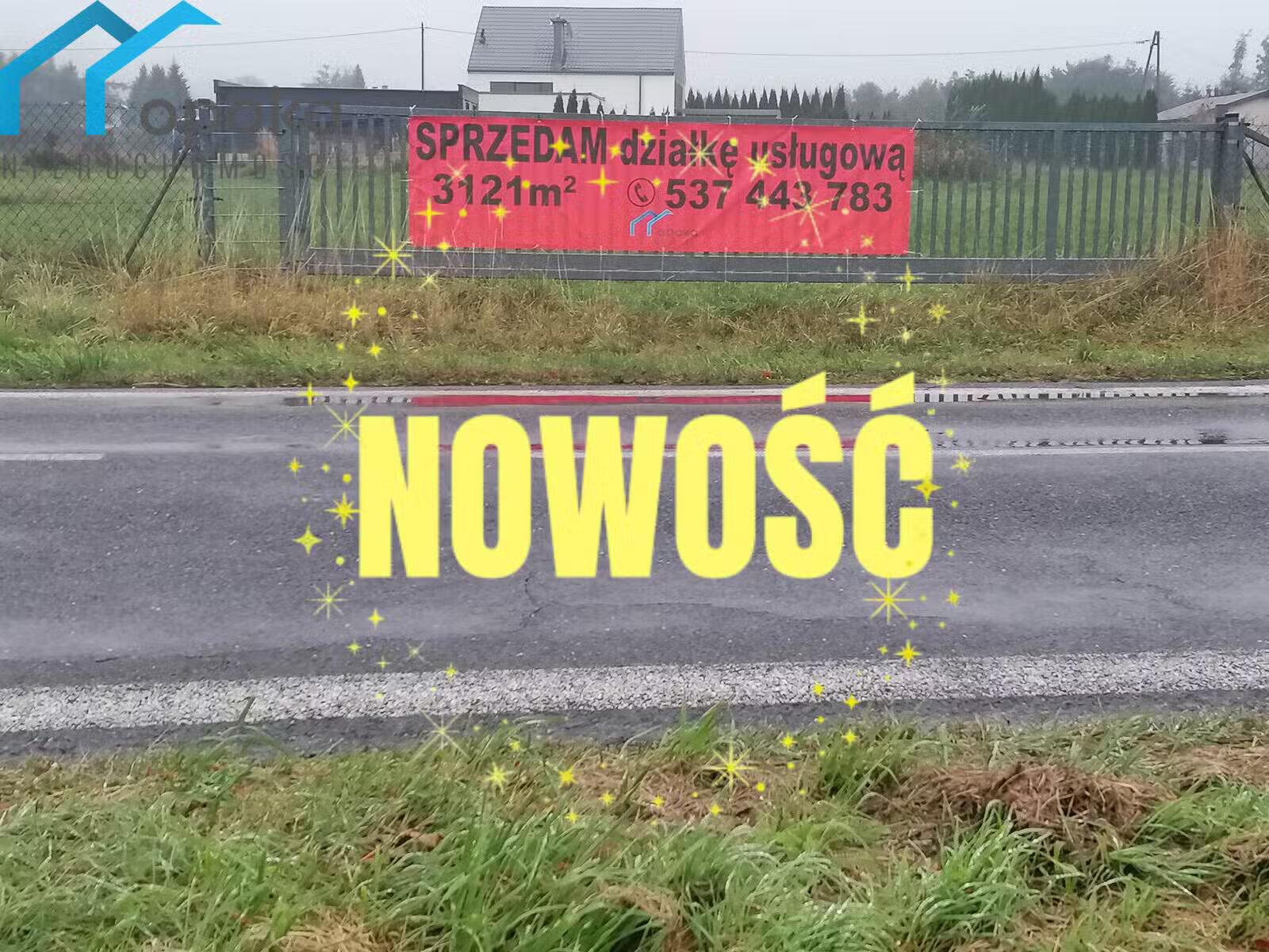 Działka USŁUGOWA 4400 m² Leszna Górna