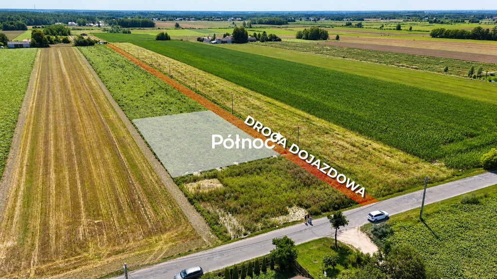 Działka budowlana 1 031 m², Julków