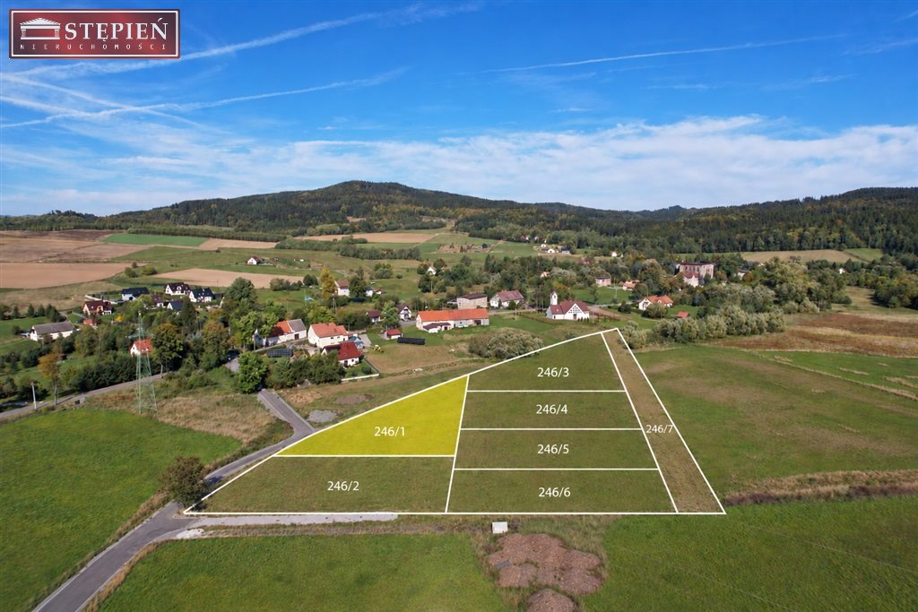 Działka budowlana 1 068 m², Sędzisław