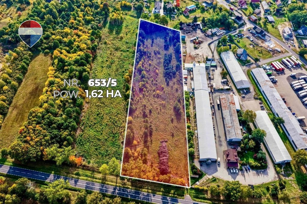 Teren inwestycyjny 1,62 ha przy DK27