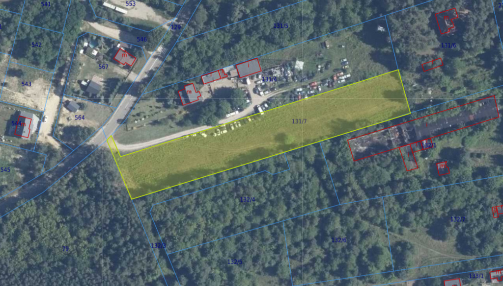 Działka budowlana 6 099 m², Emilia
