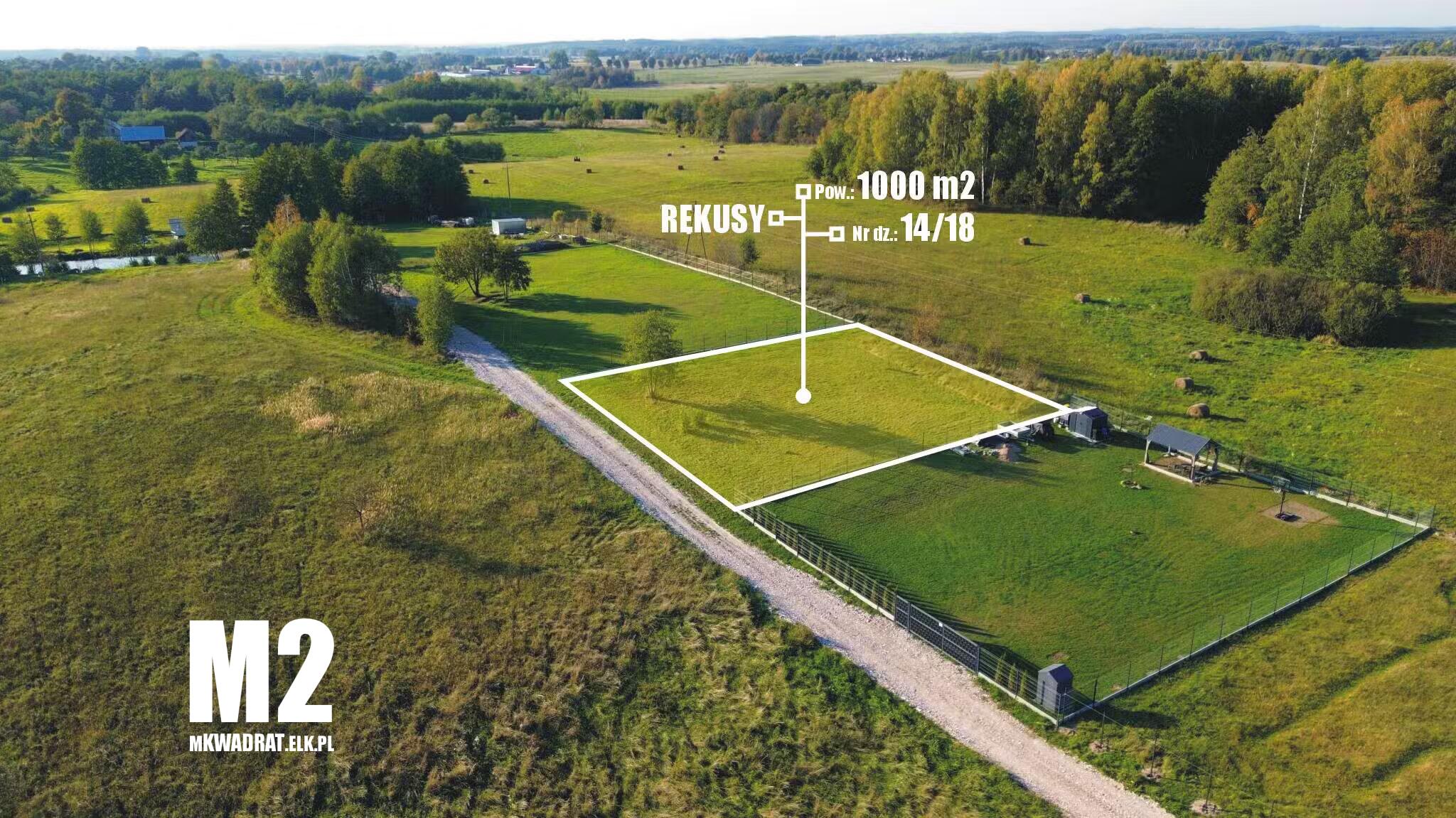 Działka w Rękusach 6km od Ełku WZ