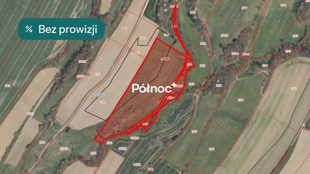Działka budowlana 3,86 ha, Jaszkowa Dolna