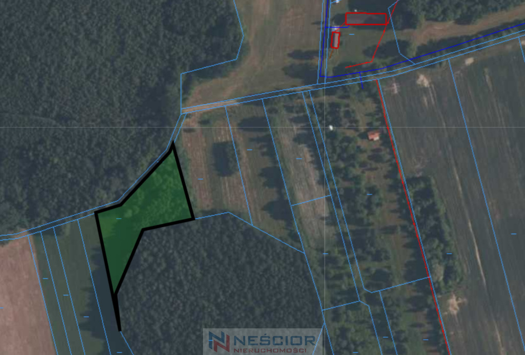 Działka rekreacyjna 3 805 m², Wólka Łysowska