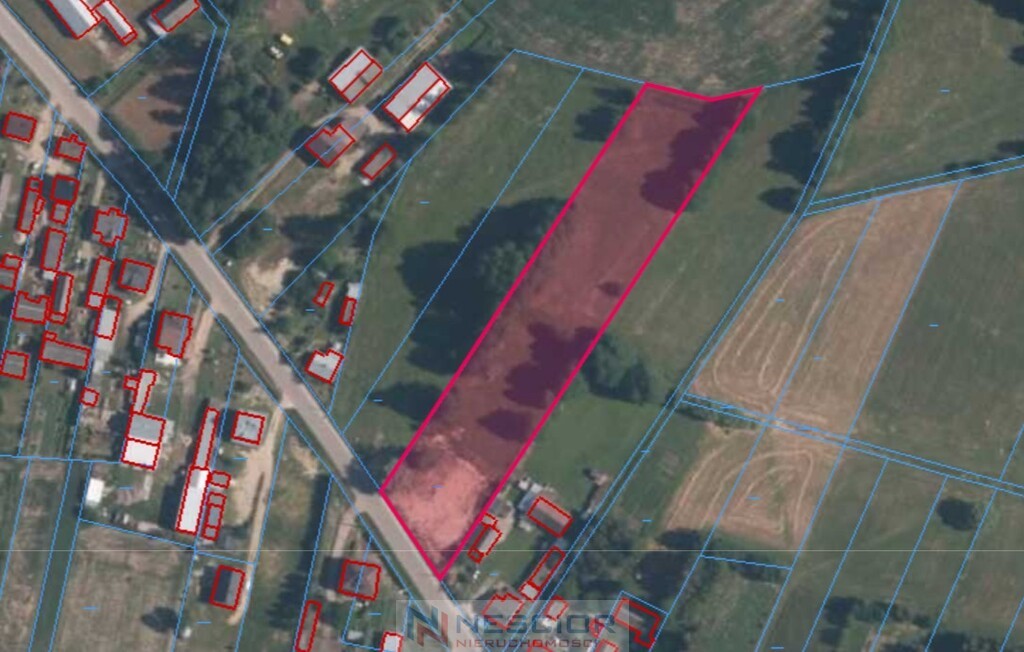 Działka budowlana 7 400 m², Krzymosze