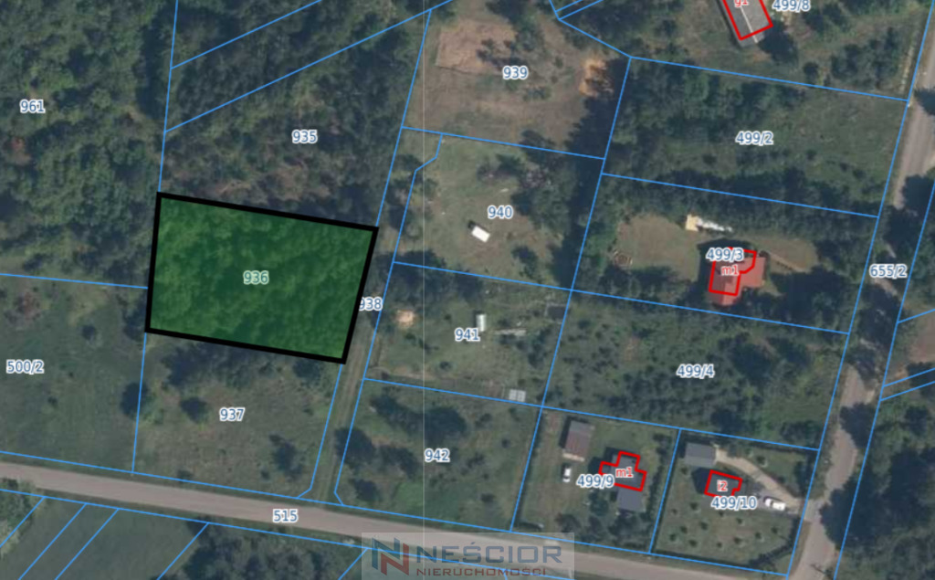 Działka budowlana 1 688 m², Jeruzal