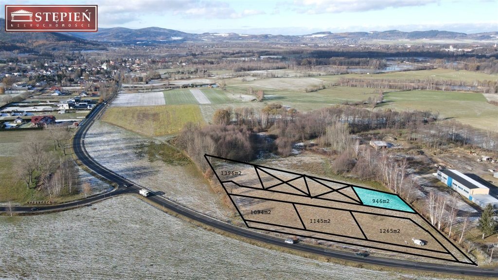 Działka budowlana 946 m², Marczyce