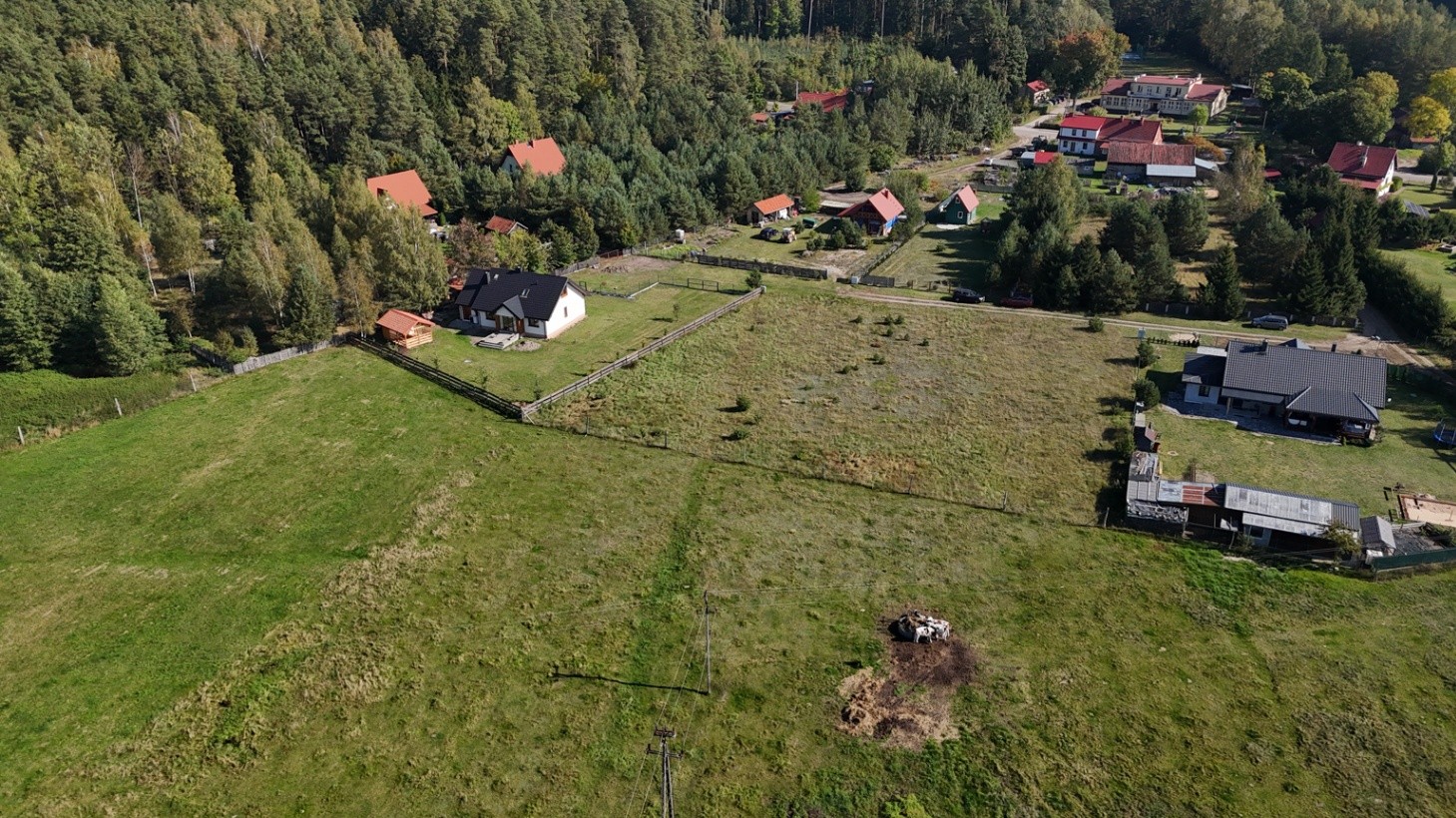 Działka 1 581 M² z MPZP Uściany, PISZ