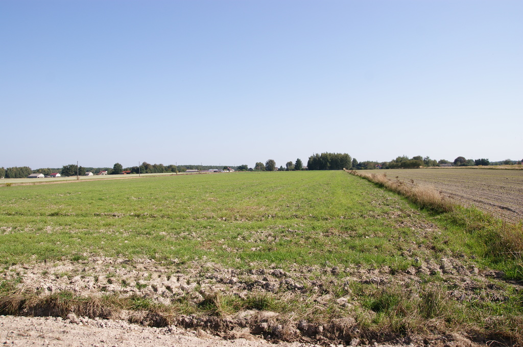 Działka budowlana 1 800 m², Krasne