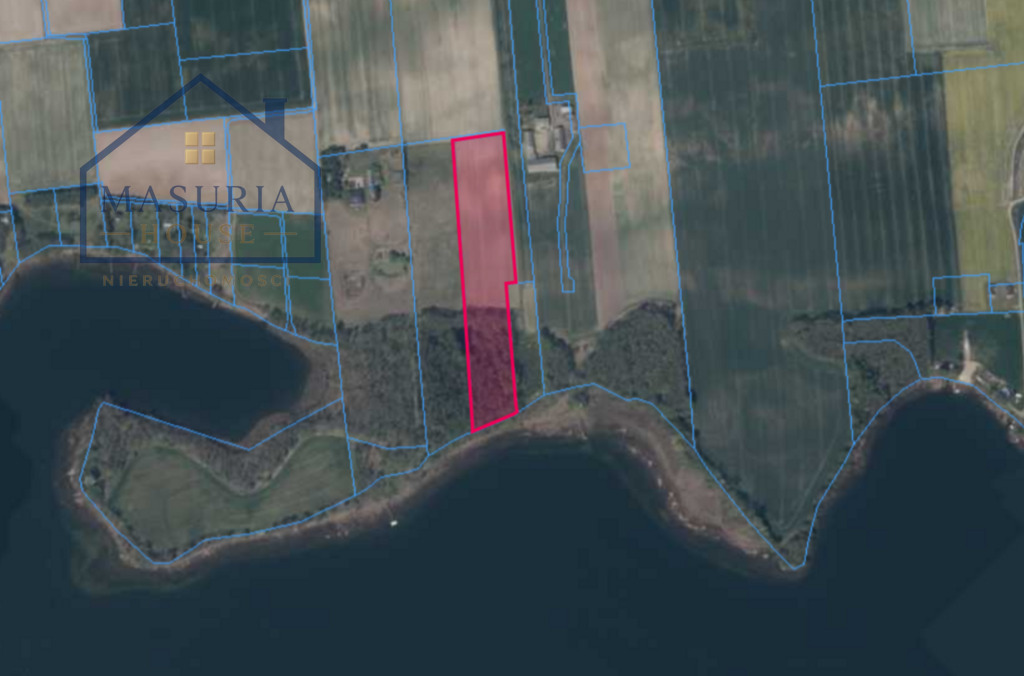 Działka z Linią Brzegową nad Jeziorem Skarlin