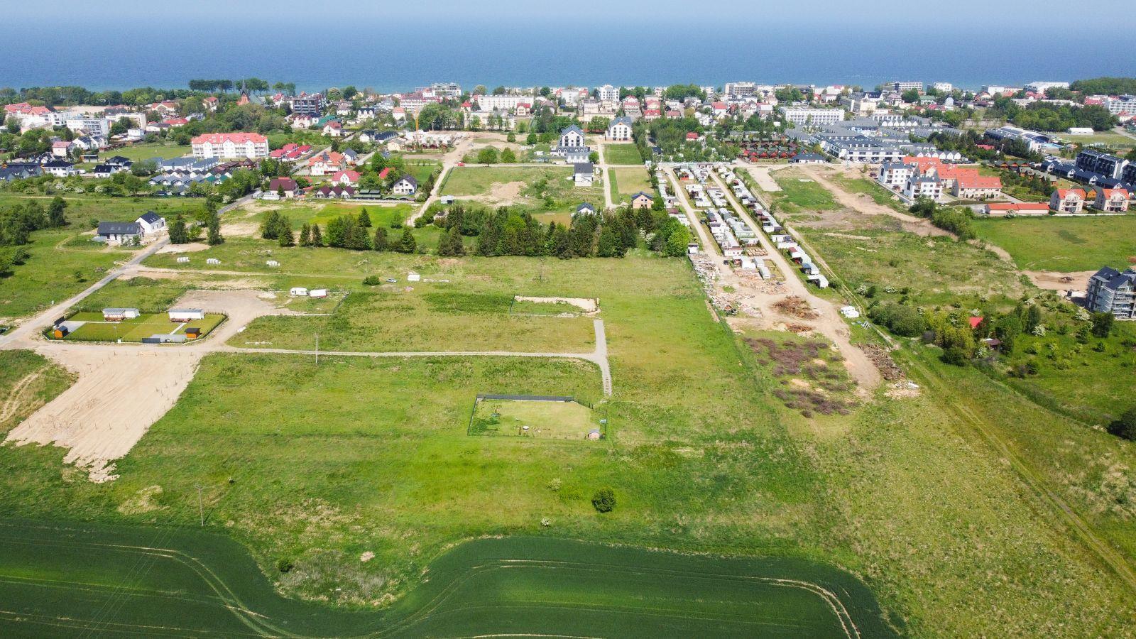 Działka budowlana w Ustr. Morski 950 m od morza