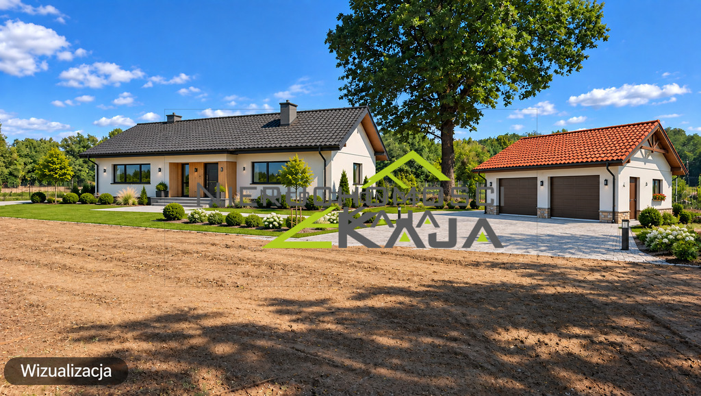 Urokliwa działka z widokiem na las- Letnica