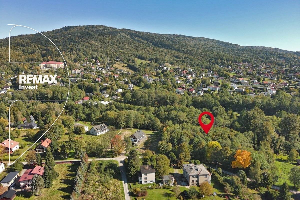 Działka budowlana 4 058 m², Wilkowice