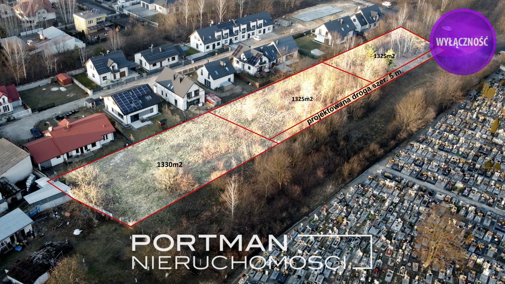Działka budowlana 1 325 m², Karczew