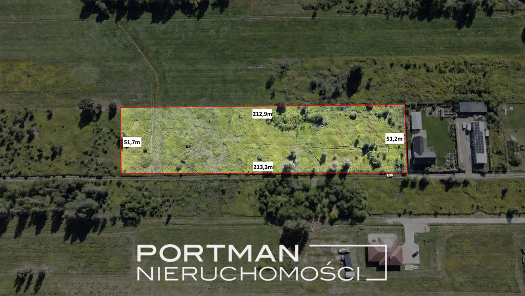 Działka budowlana 1,1 ha, Ostrów