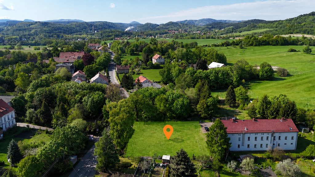 Działka budowlana 958 m², Wałbrzych