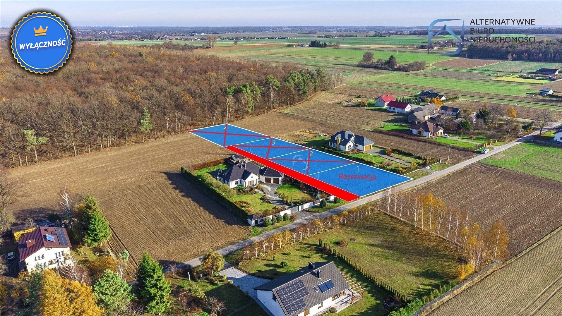 Działka budowlana i rolna 800 m², Niedrzwica Duża